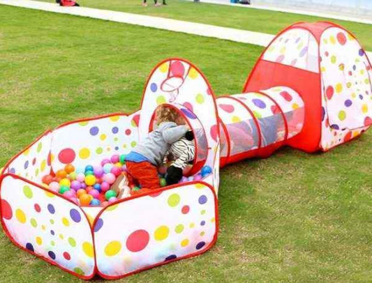 CARPA TUNEL DE JUEGO PISCINA PELOTAS